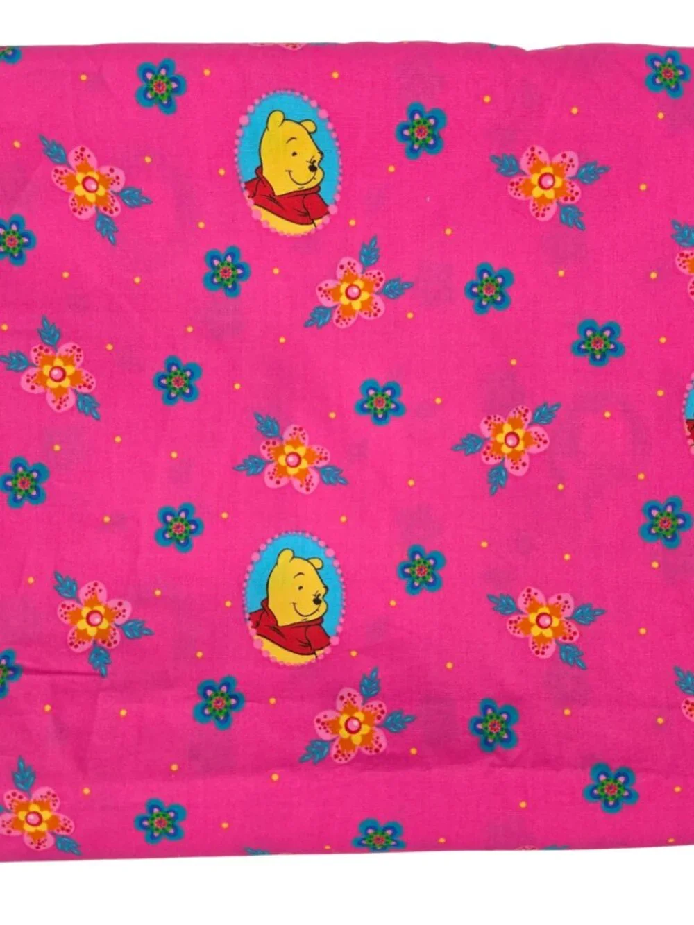 Springs Industries Disney 2 Yards Winnie the Pooh & Piglet Pink Cotton Fabric